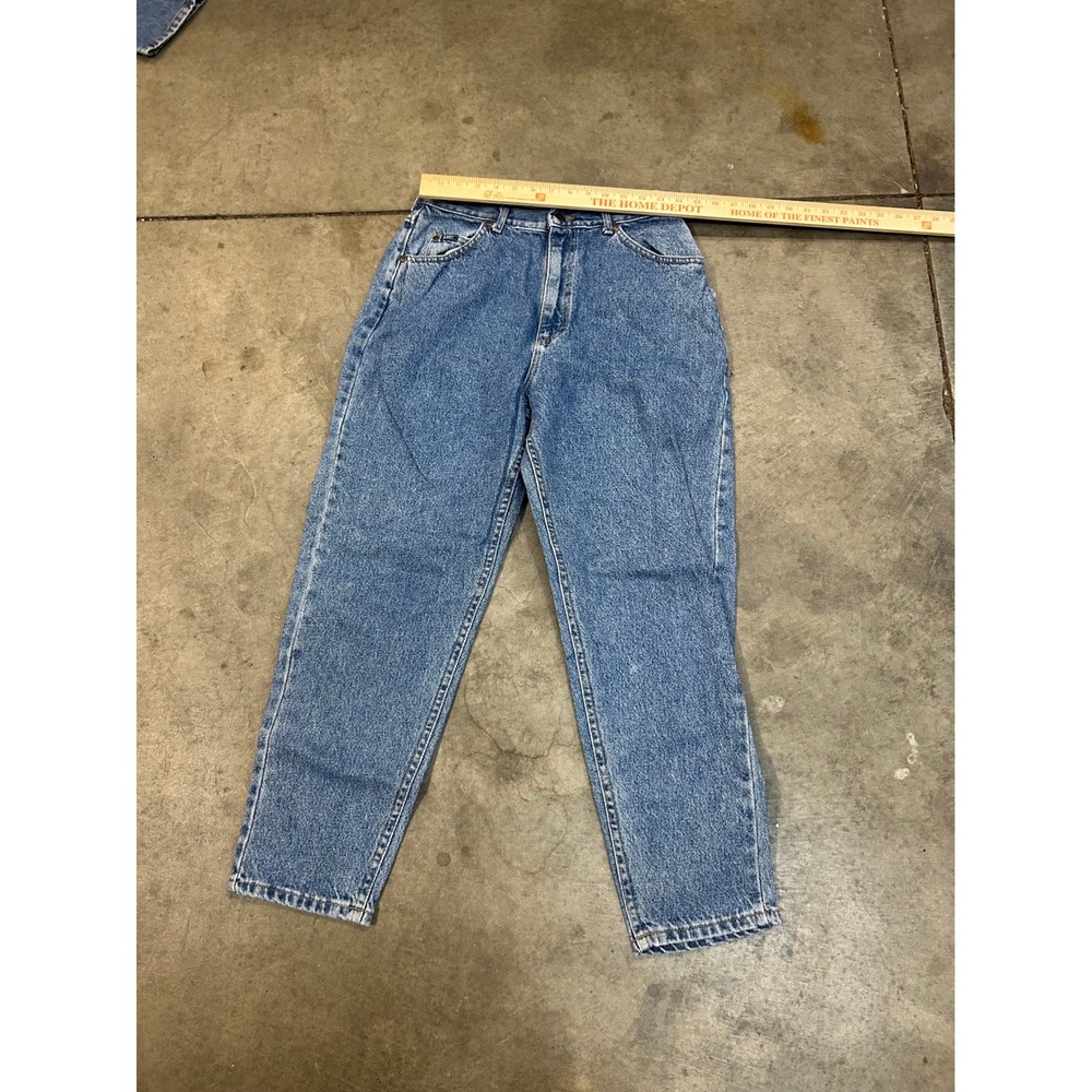 Vintage 90s Lee Jeans Blue Womens 12 Petite 28x25